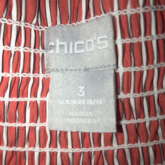 Chicos super cute off the shoulder blouse size 3 (XL) - Picture 8 of 11